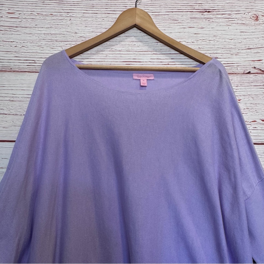 Lilly Pulitzer Elba Sweater in Lilac Freesi Sz XL - Picture 6 of 12